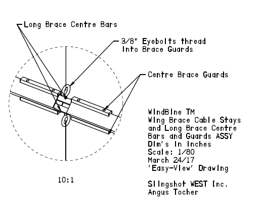 WindBine TM Centre Brace Guard - Part #CENTBRGRD