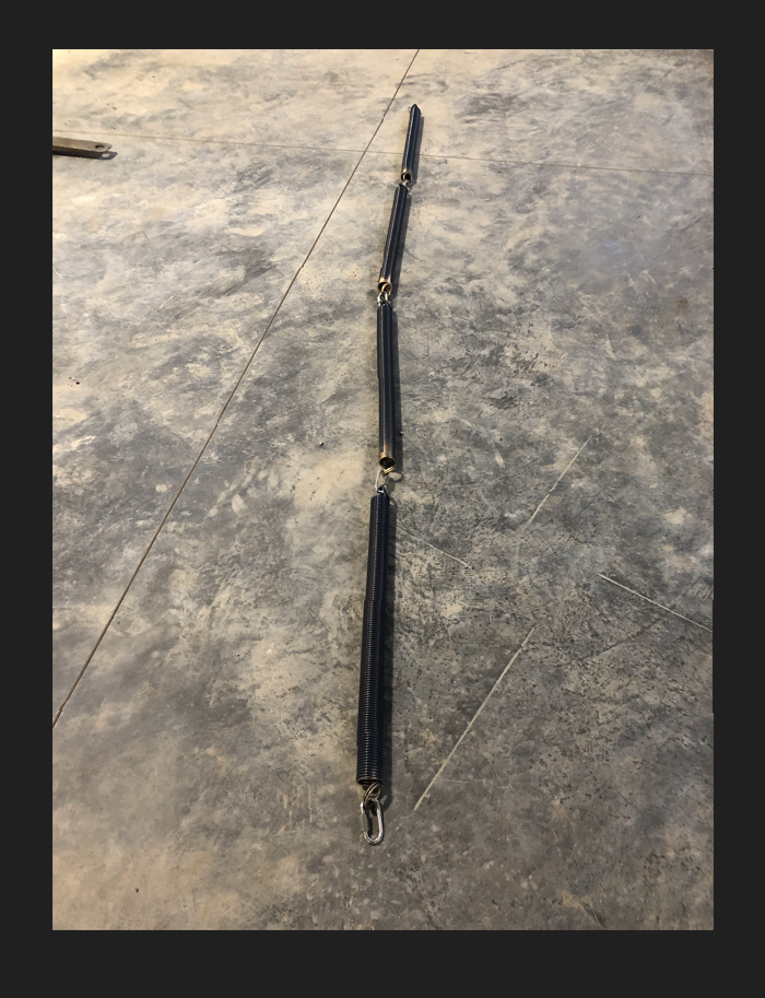 WindBine TM Rewind Chain and Extension Spring ASSY