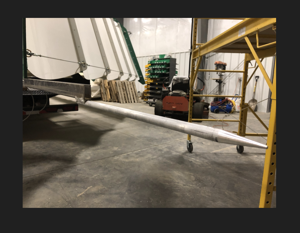 WindBine TM Beacon Light and Lightning Rod ASSY
