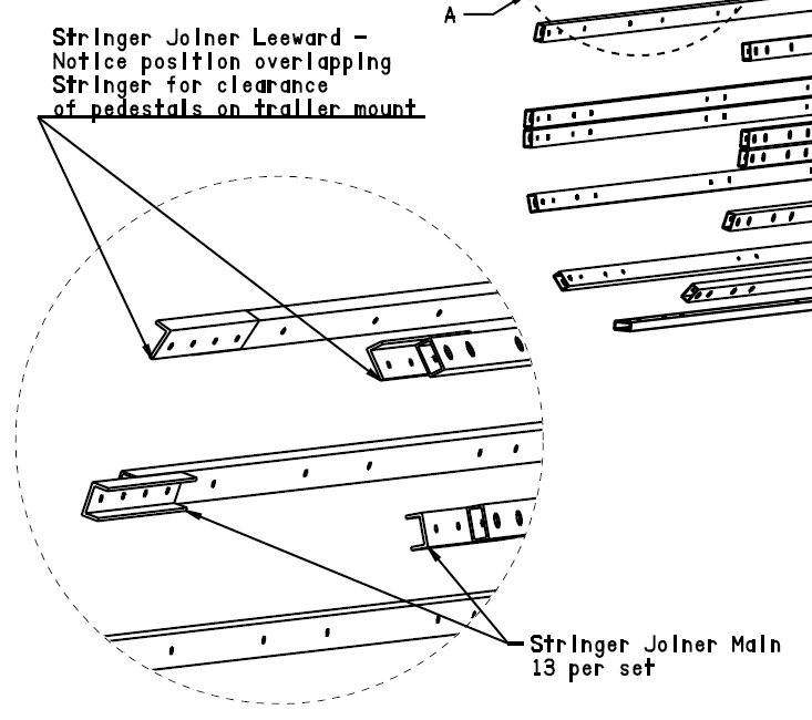 WindBine TM Stringer Joiner Leeward - Part #STJOINLEE