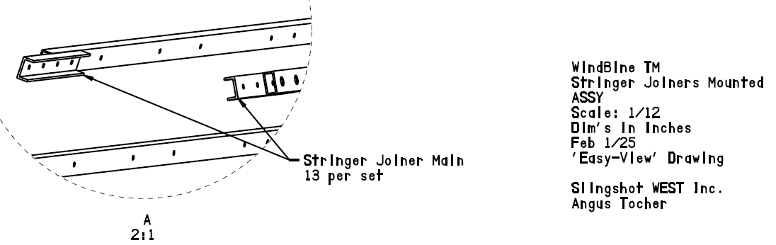 WindBine TM Stringer Joiner Main - Part #STJOIN