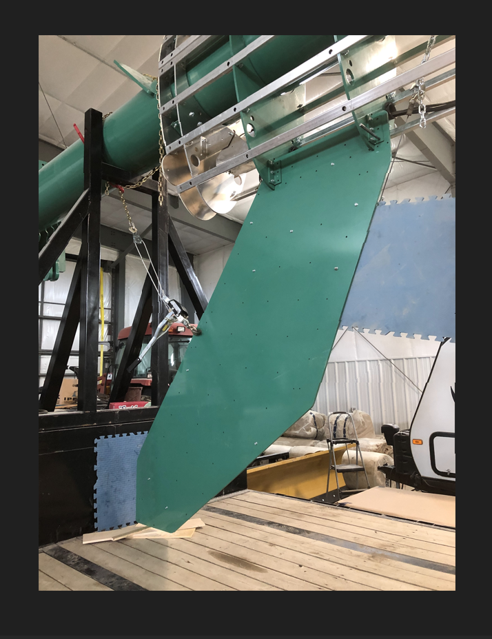 WindBine TM Vertical Fin Left Half - Part #VFINLH