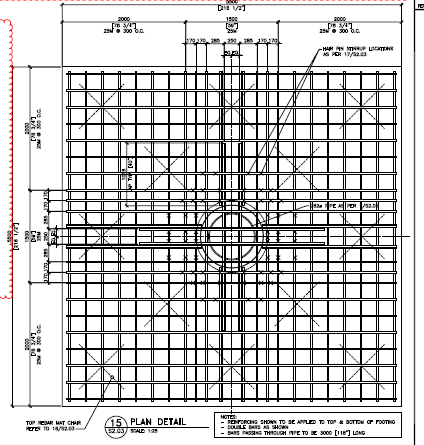 WindBIne TM Tilt Base Hydraulic Rebar Engineering Drawing S203
