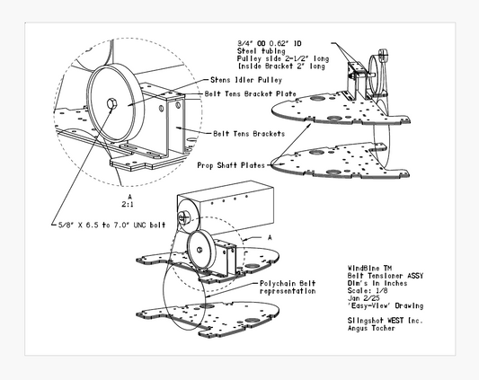 WindBine TM Belt Tensioner ASSY