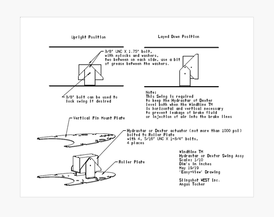 WindBine TM Dexter or Hydrastar Swing - Part #DEXSWNG