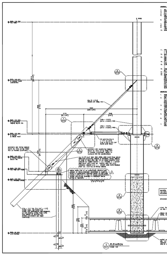 WindBIne TM Tilt Base Hydraulic Engineering Drawing S201