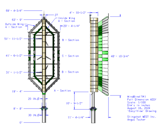 WindBineTM Assembly Drawing