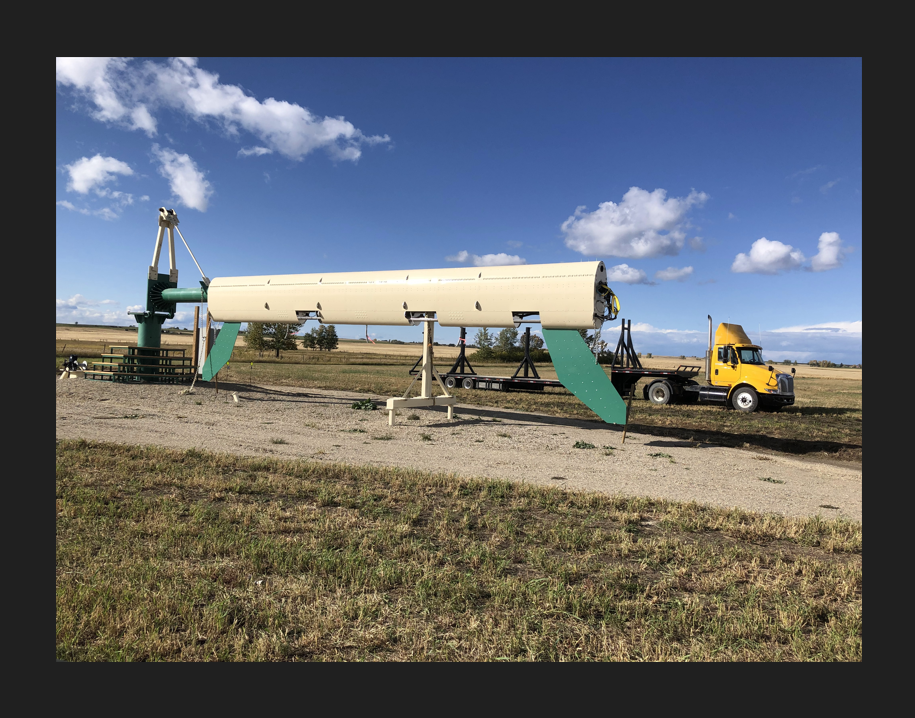 WindBIne TM Tilt Base Hydraulic Lay Down Support Engineering Drawing S204