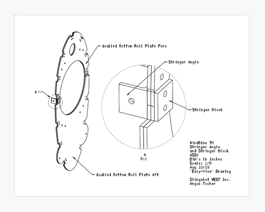 WindBine TM Stringer Angle and Stringer Block ASSY